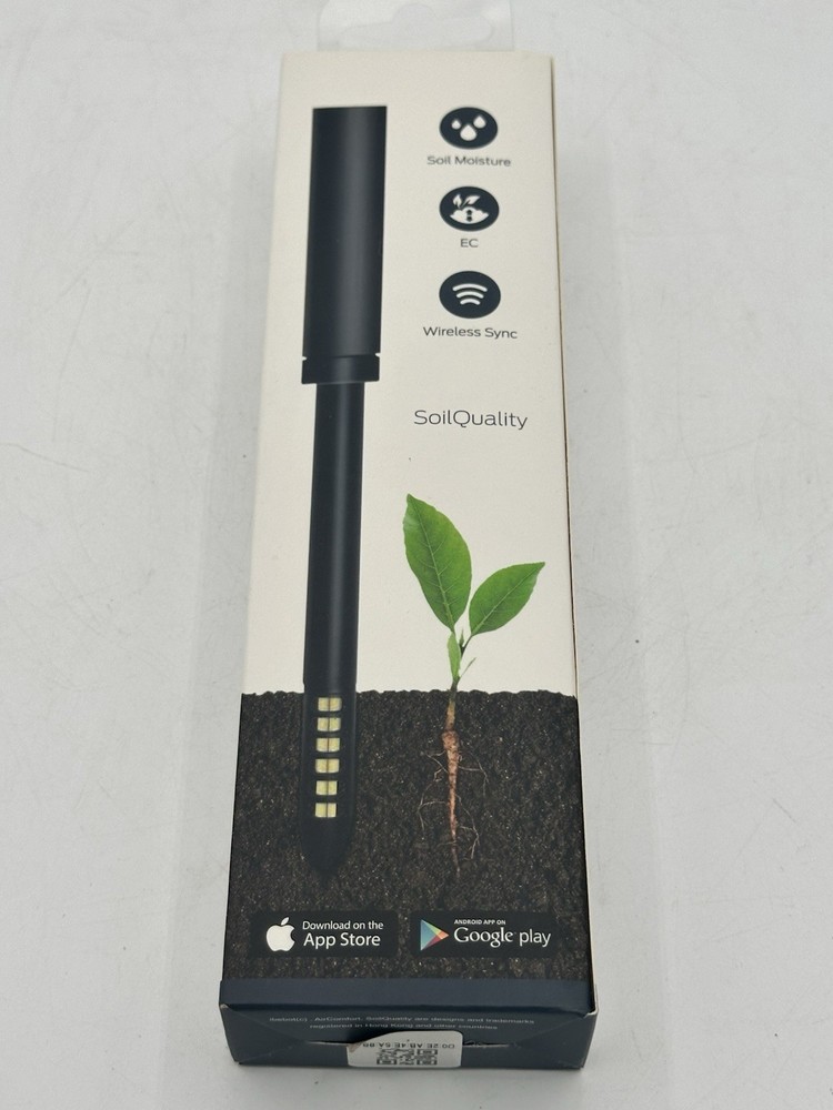 Ibebot Soil Quality Moisture/EC Plant Wireless App Android iOS Data Log Meter