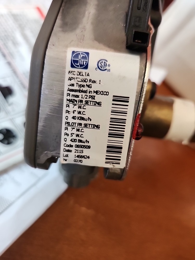 Gas Control Thermostat SP20303DT