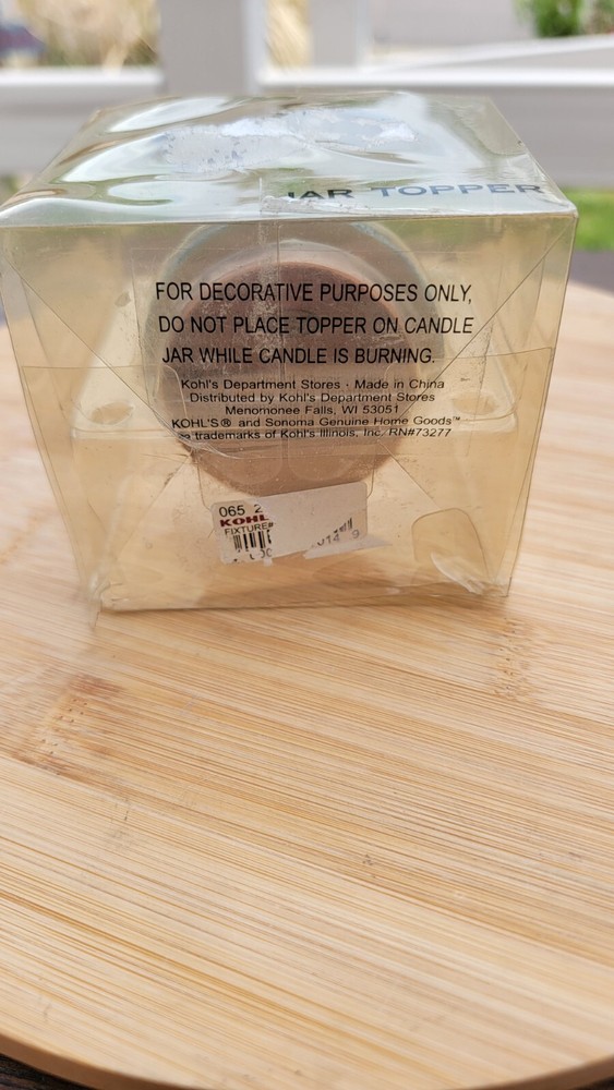 Kohls Lighthouse Jar Topper Candle Top