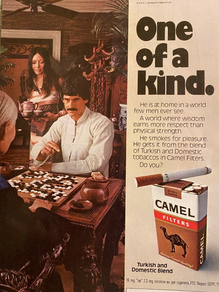 Camel Cigarettes, Full Page Vintage Print Ad