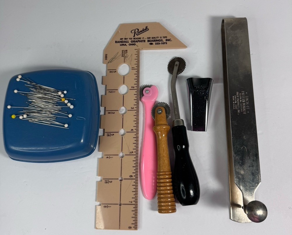 Vintage Orco Tack-It Sewing Pattern Marker And Sewing Tools