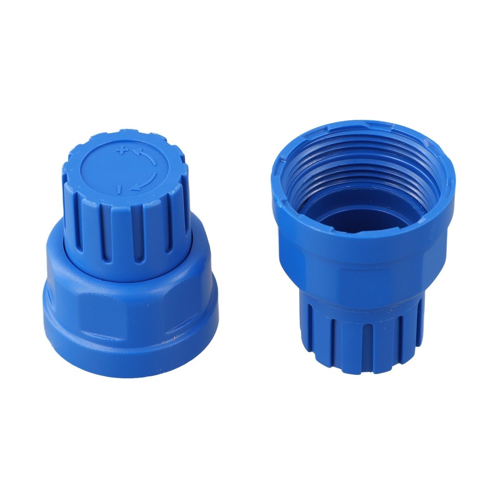 4pcs Blue Handle Floor Heating Manifold Switch Accessories For Easy Control New