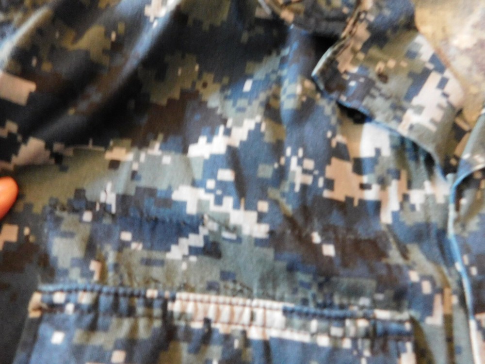 US NAVY WORKING BLOUSE SIZE SMALL - LONG