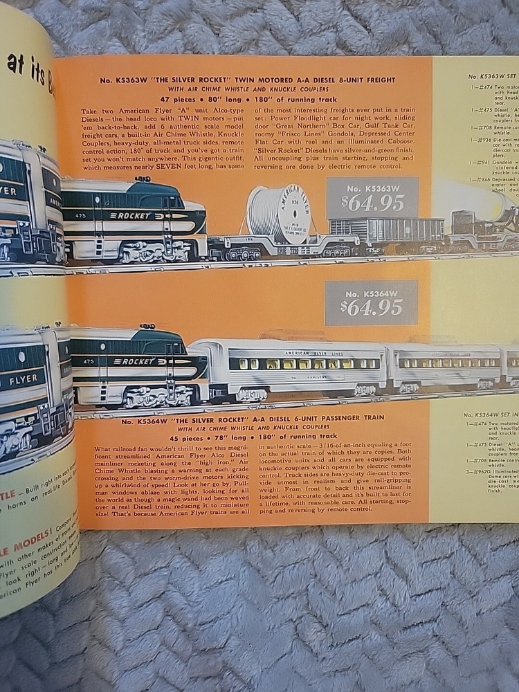 1954 Gilbert Toys, American Flyer Erector Catalog