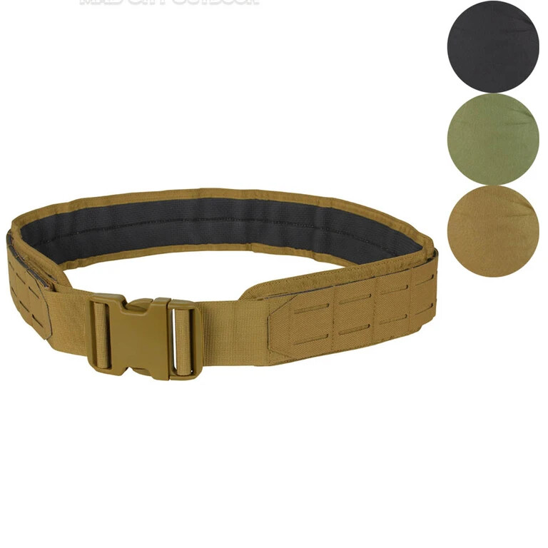 Condor LCS Gun Belt w/ LCS Molle Webbing for Multiple Attachment Points