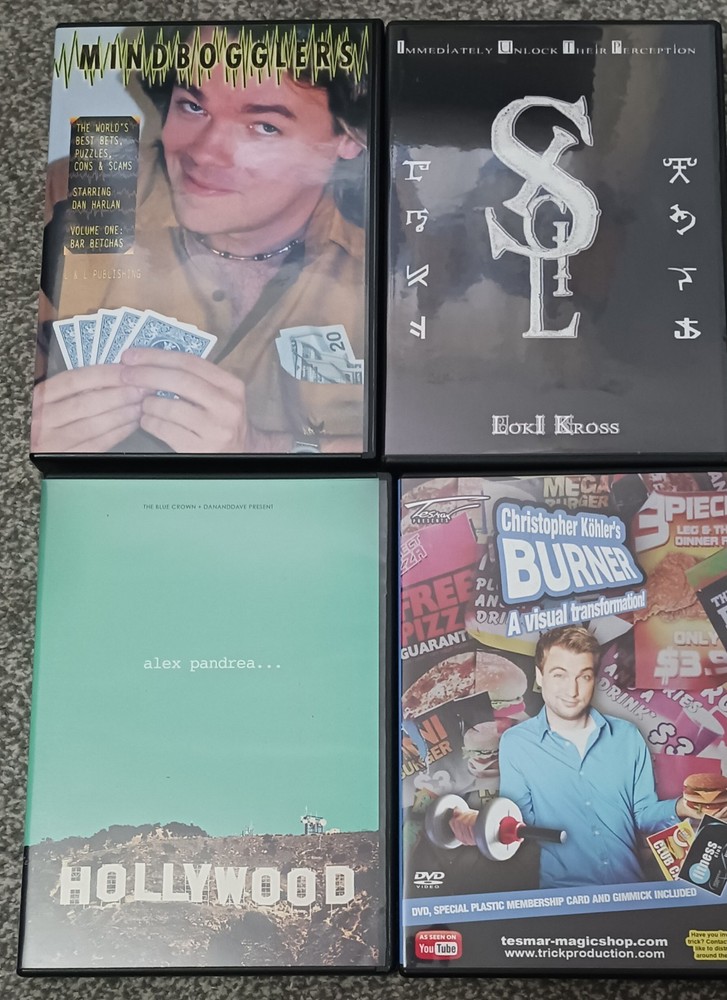 4 X Magic Dvds
