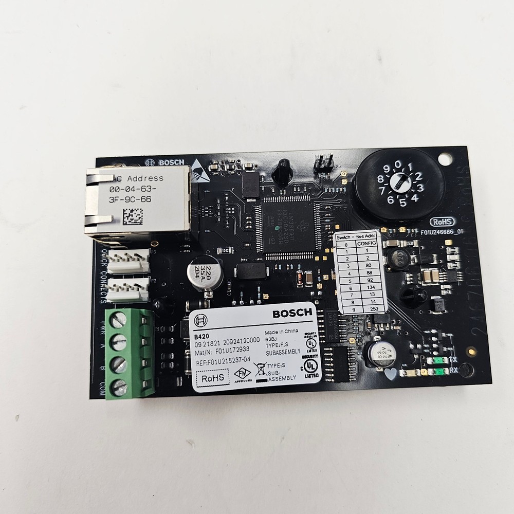 Bosch B420 Ethernet Communication Module USED Old Stock