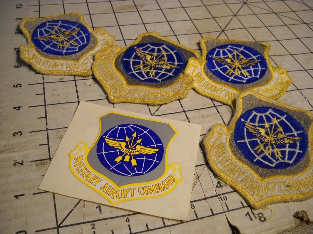 USAF Military AirLift Command patches  OLD SCHOOL