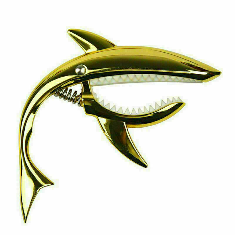 Personalized shark-shaped guitar clip ukulele capo