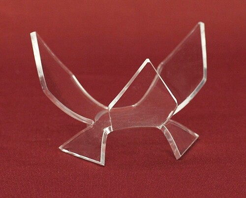 *12 Reversible 1-3/8" Tulip Display Stand For All Medium Eggs