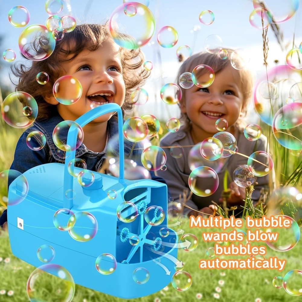 Bubble Machine, 18000+ Bubbles Per Minute Bubble Maker Blower for Kids Toddle...