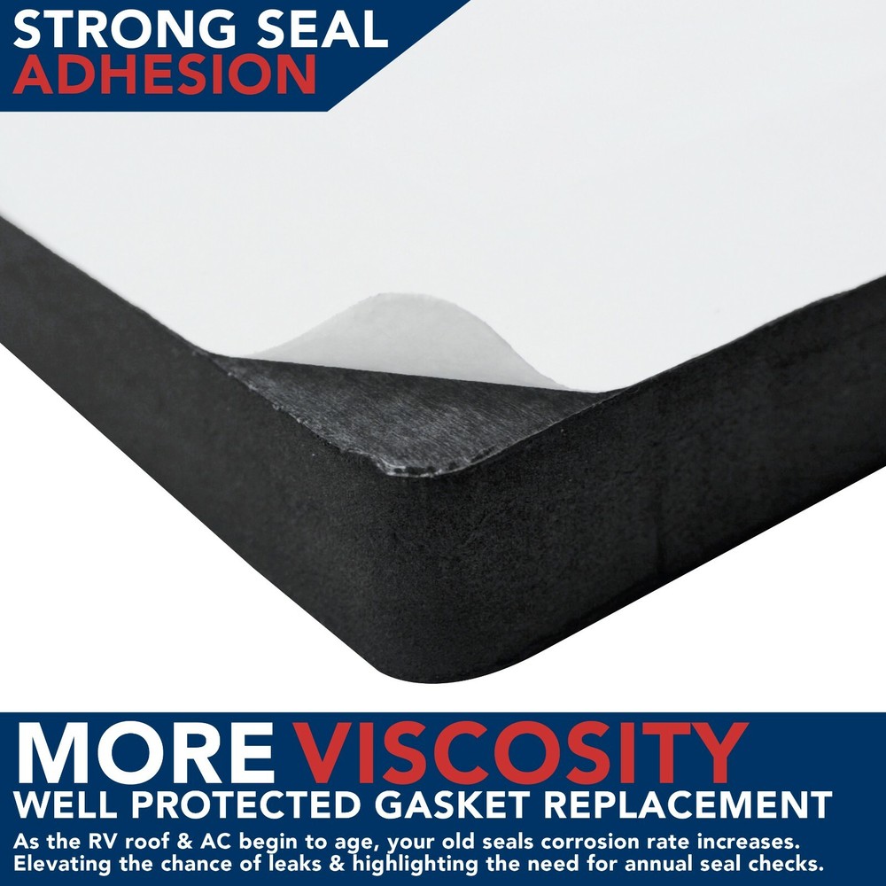 14" x 14" Seal Camper RV Roof Air Conditioner Universal Gasket Kit Waterproof
