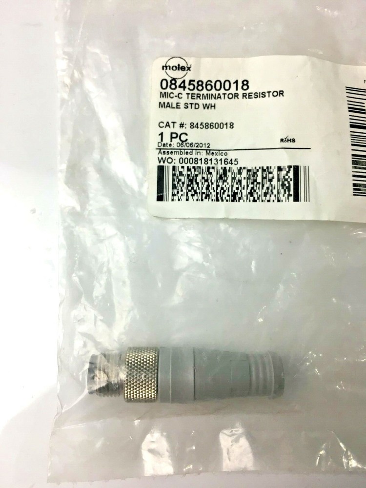 MIC-C Terminator Resistor Male STD WH 0845860018