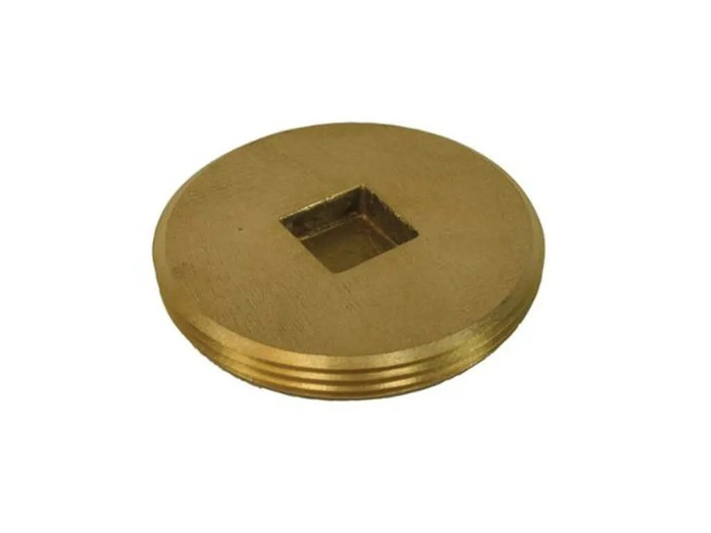 Braxton Harris CPSCC3 Cleanout Plug 3" Brass IPS