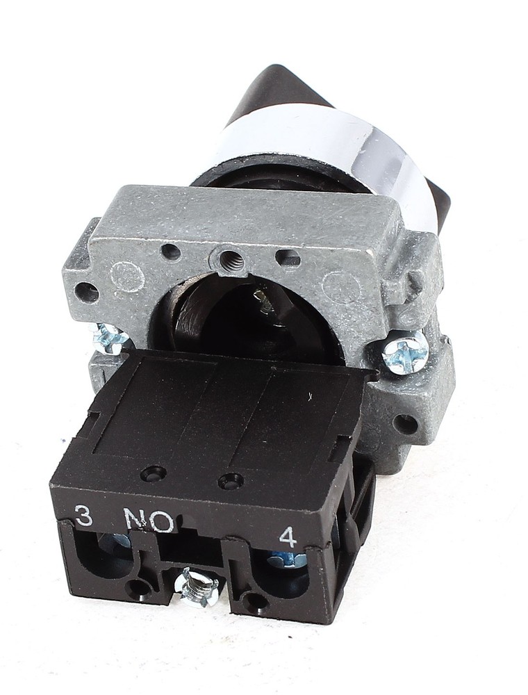 1PCS 22mm Latching 1 NO Two 2-Position Rotary Selector Select Switch ZB2-BE101C