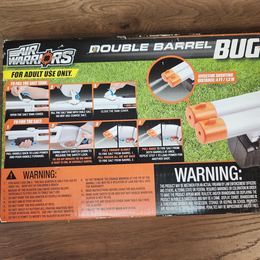 NEW Air Warriors Double Barrel Bug Hunter Salt Blaster Flies