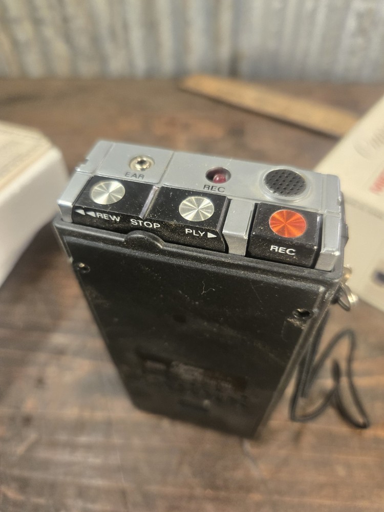TESTED Vintage Microcassette Recorder In Box Caprice