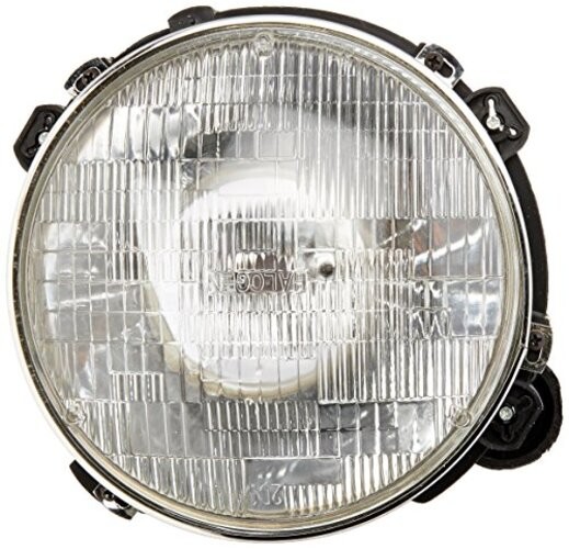 55055032AE Front Right Headlight Assembly with Leveling Device, Clear