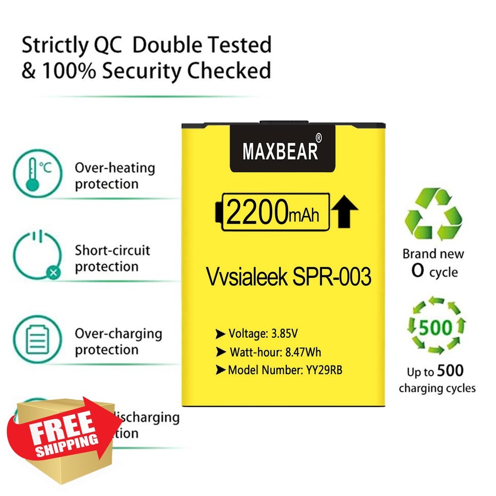 MAXBEAR 3DS XL SPR-003 Battery 2200mAh Replacement