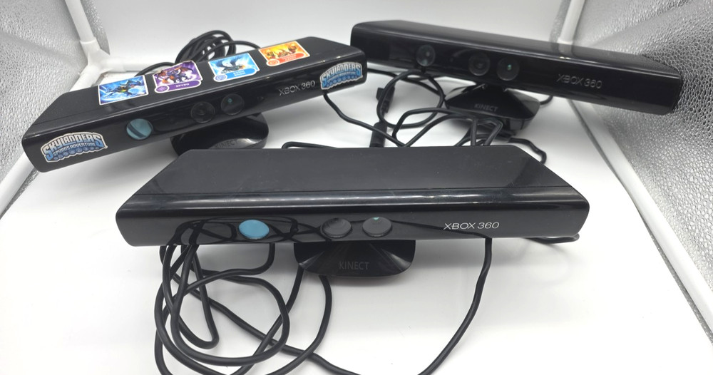 Lot Of 3 Microsoft Xbox 360 Kinect Sensor Bars Model 1414