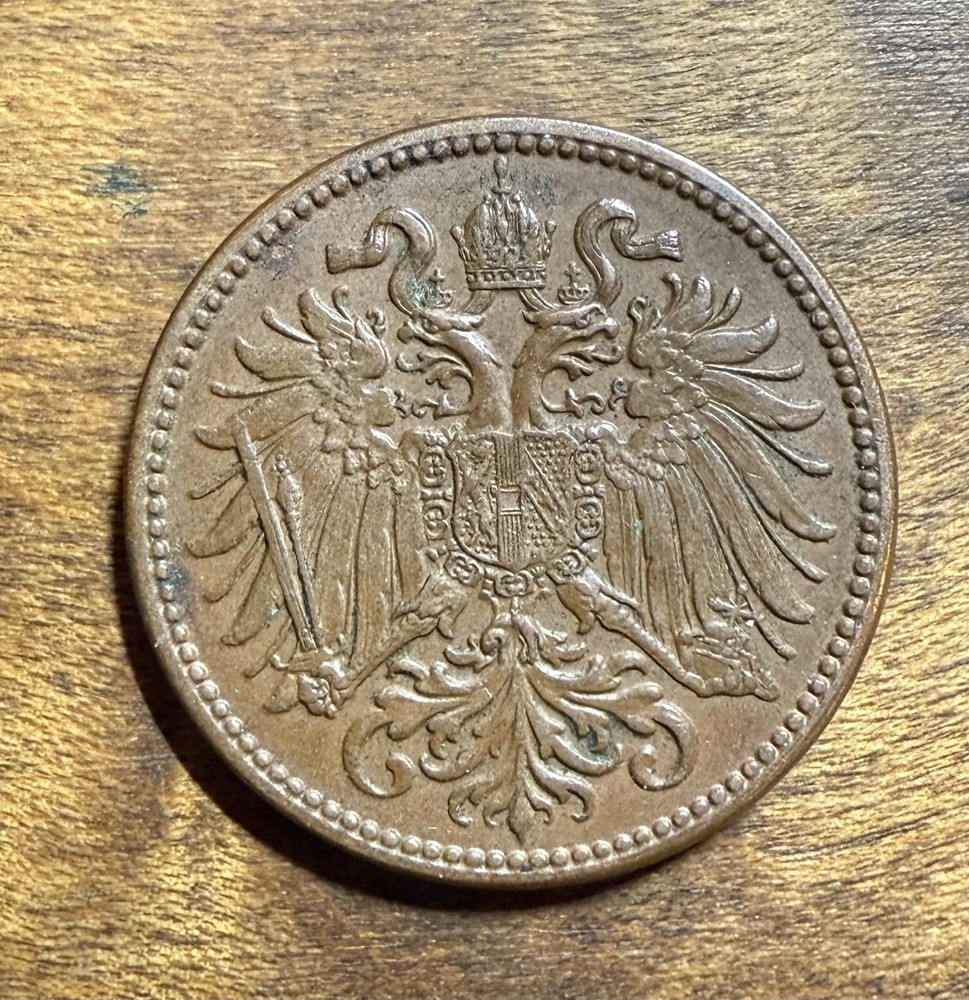 Austrian Empire 1912 2 Heller KM#2801