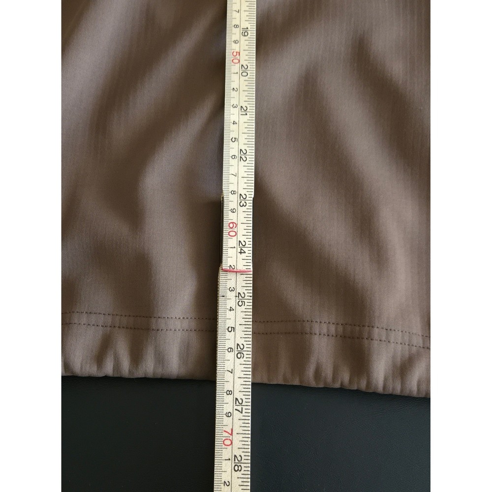 Zero Restriction Tour Series Mens XL Brown Black Half Zip Golf Pullover Jacket