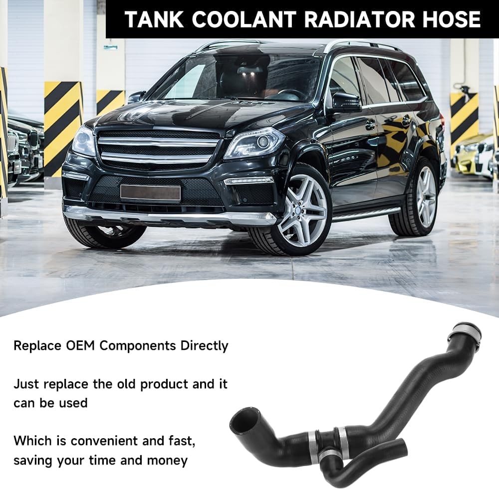 Heater Hose Radiator Expansion Tank Pipe - Compatible for Mercedes-Benz GL450