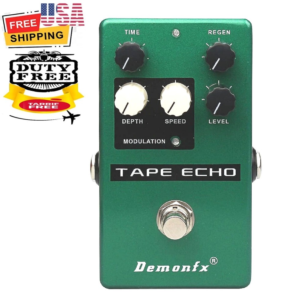 Demonfx TAPE ECHO with Modulation function Soundscape Machine Fast US. ship