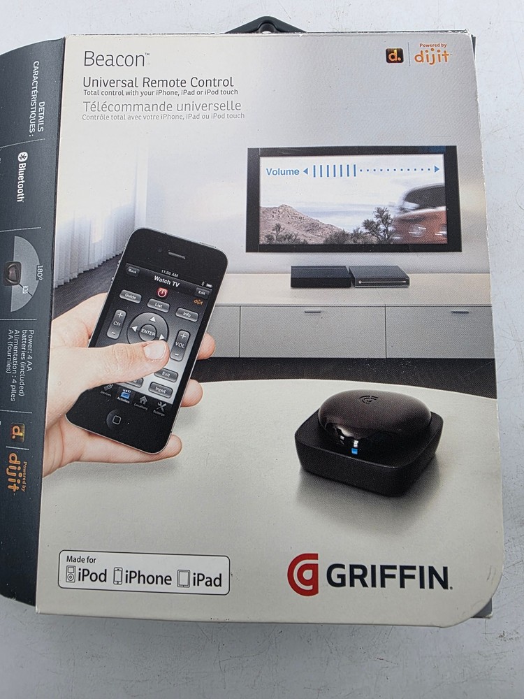 GRIFFIN Beacon Universal Remote Control for iPod Touch iPhone and iPad EUC