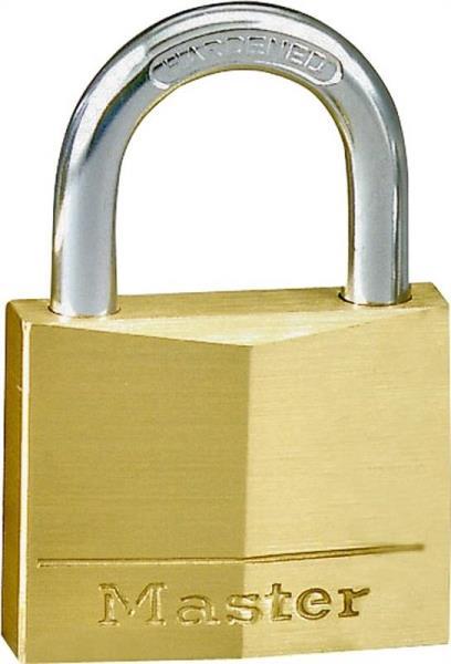 NEW MASTER LOCK 130D SOLID BRASS KEYED PADLOCK 3/16" X 5/8"  6177729