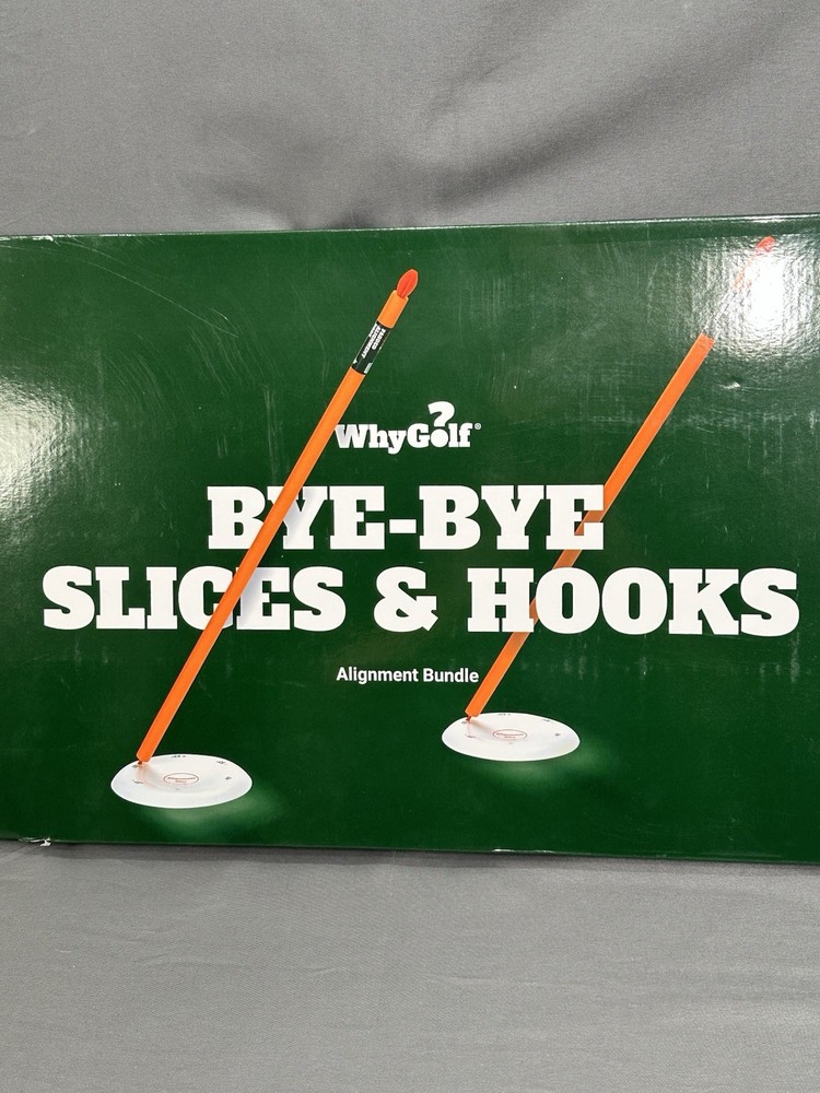 WhyGolf Alignment Bundle - Alignment Discs with Padded Golf Rods MISSING BAG