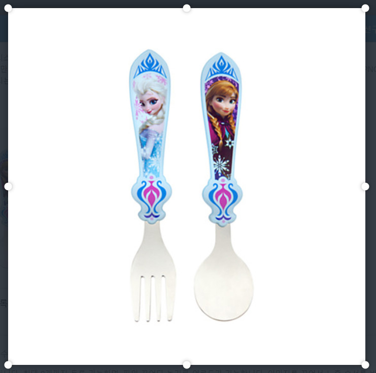 [Disney Store] Authentic Anna and Elsa Flatware - New