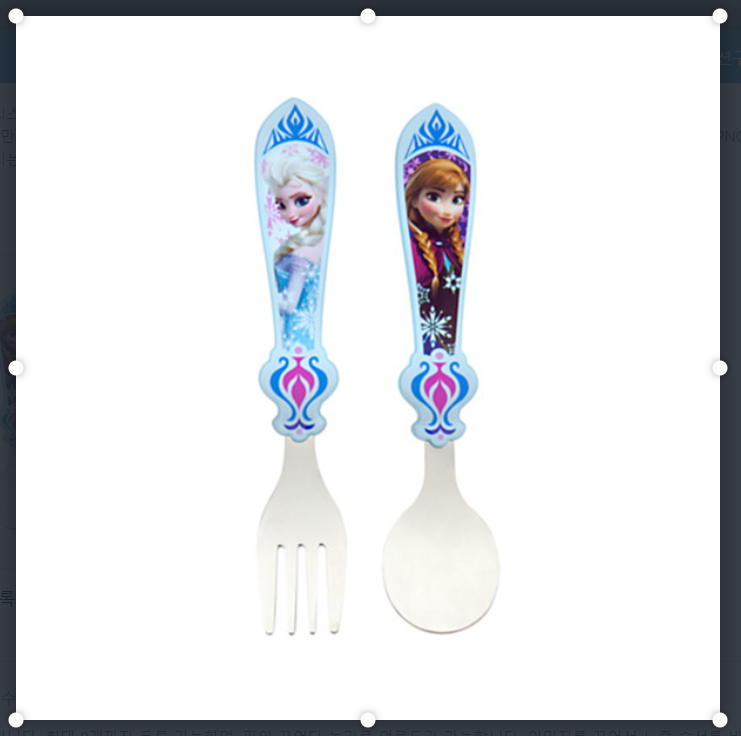 [Disney Store] Authentic Anna and Elsa Flatware - New