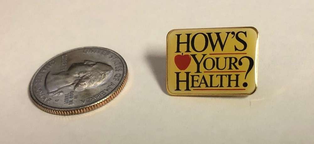 How's Your Health? Pin