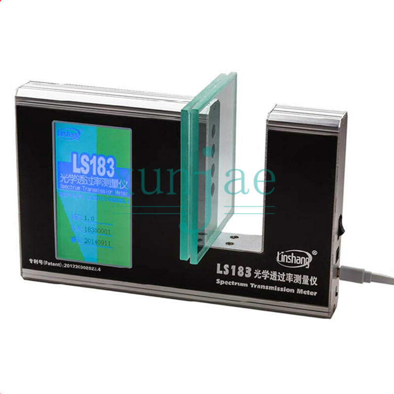 New LS183 Optical Light Transmittance Meter, UV IR VIS Light Transmittance Meter