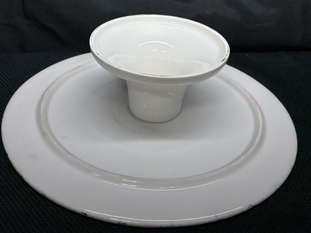 Himark "FRUIT / PLUMS" Ceramic Pedestal Cake Stand ~ 13" Diameter