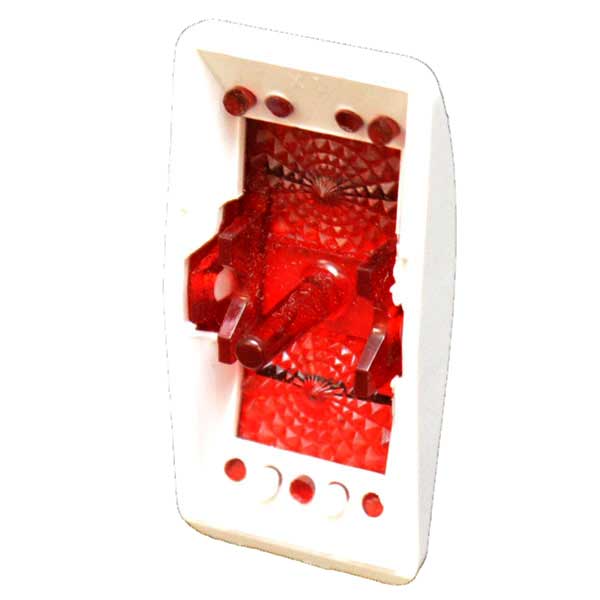 Carling Boat Rocker Switch Plate | Blank White Actuator