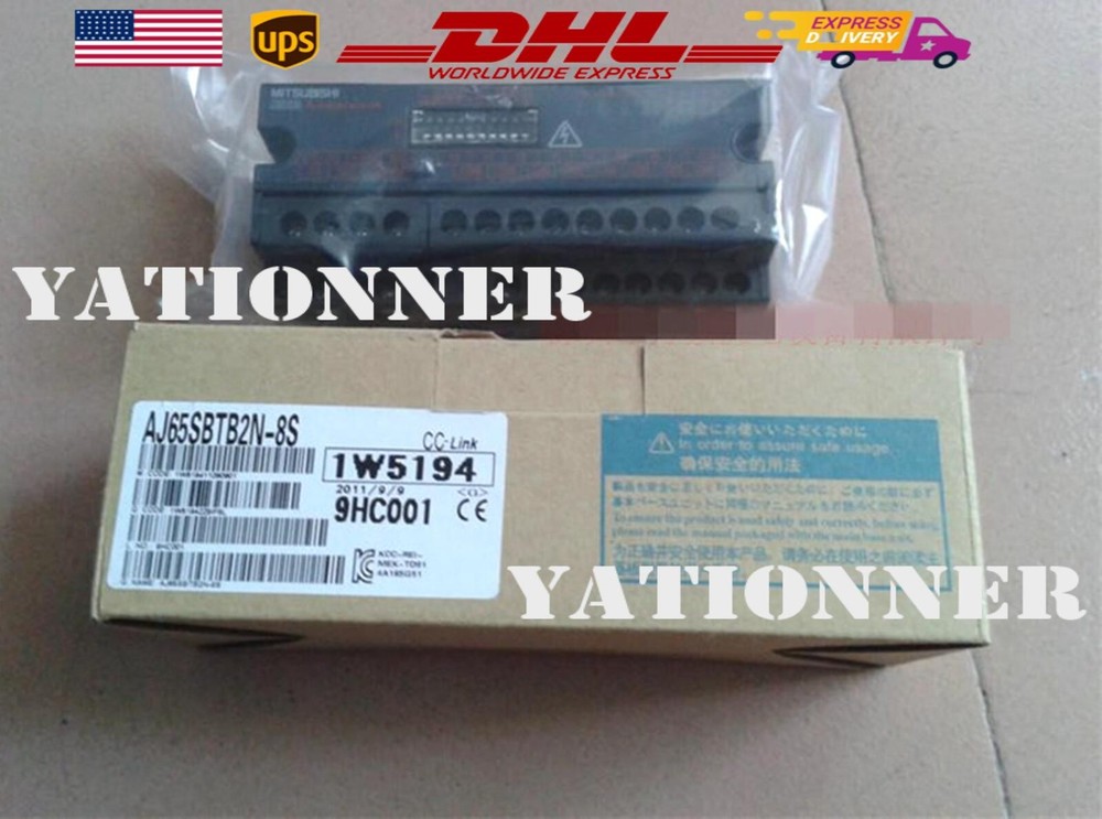 NEW MITSUBISHI AJ65SBTB2N-8S CC-Link System Small Type Remote I/O Module