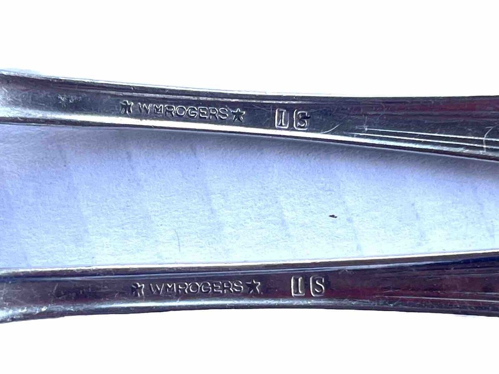 1939 Wm Rogers I S Silverplate Flatware Regent Pattern Sugar Spoon