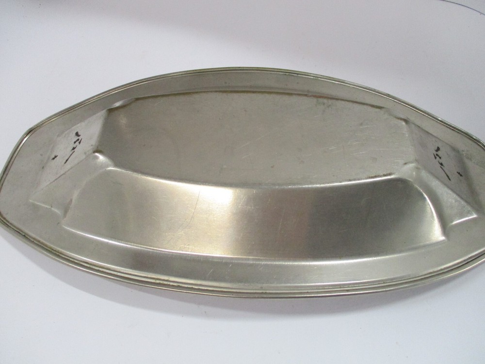 Small Silverplate Bowl and Metal Tray