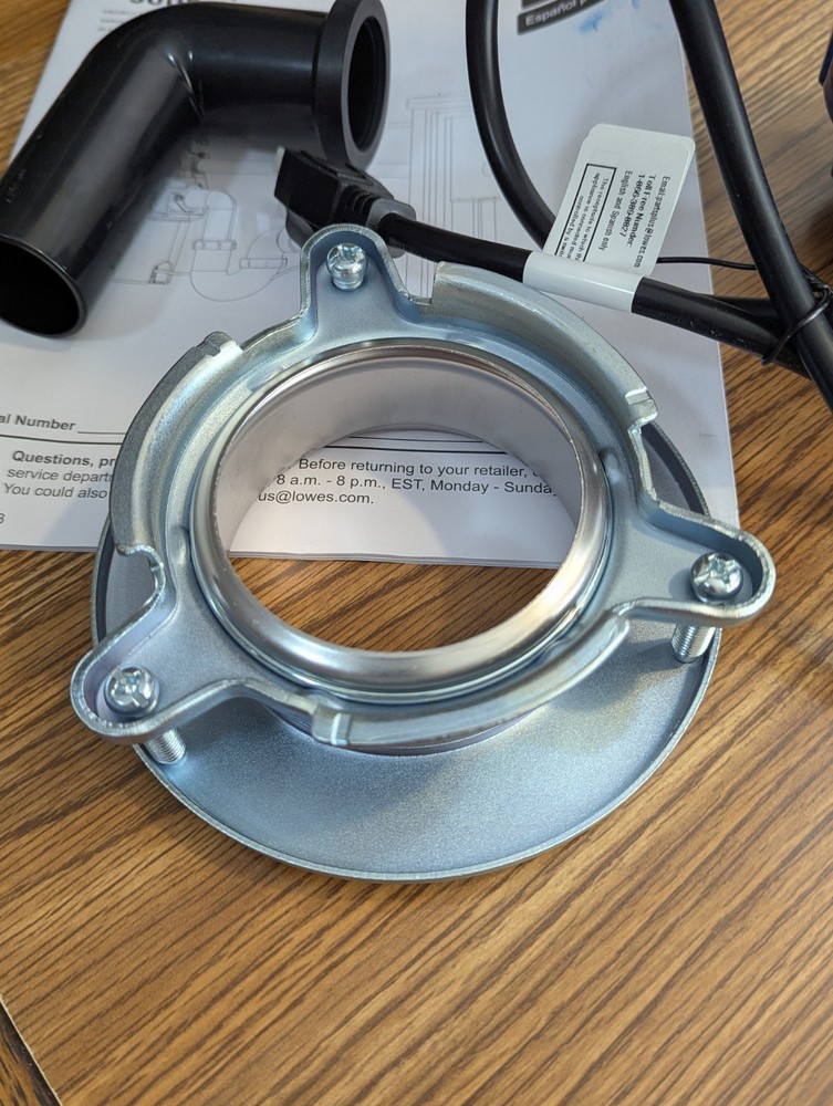 "Read" Project Source Corded 3/4-HP Noise Insulation Garbage Disposal Motor