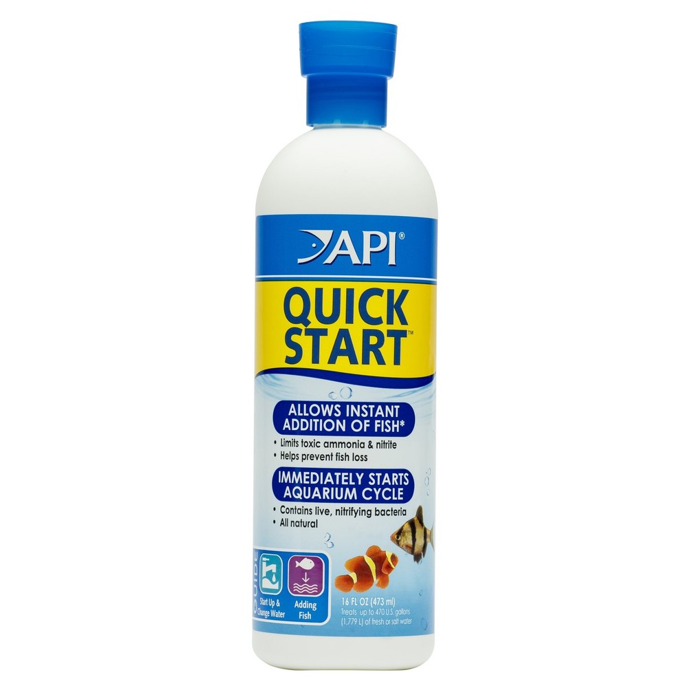 API QUICK START Nitrifying Bacteria & STRESS COAT Water Conditioner 16oz Each