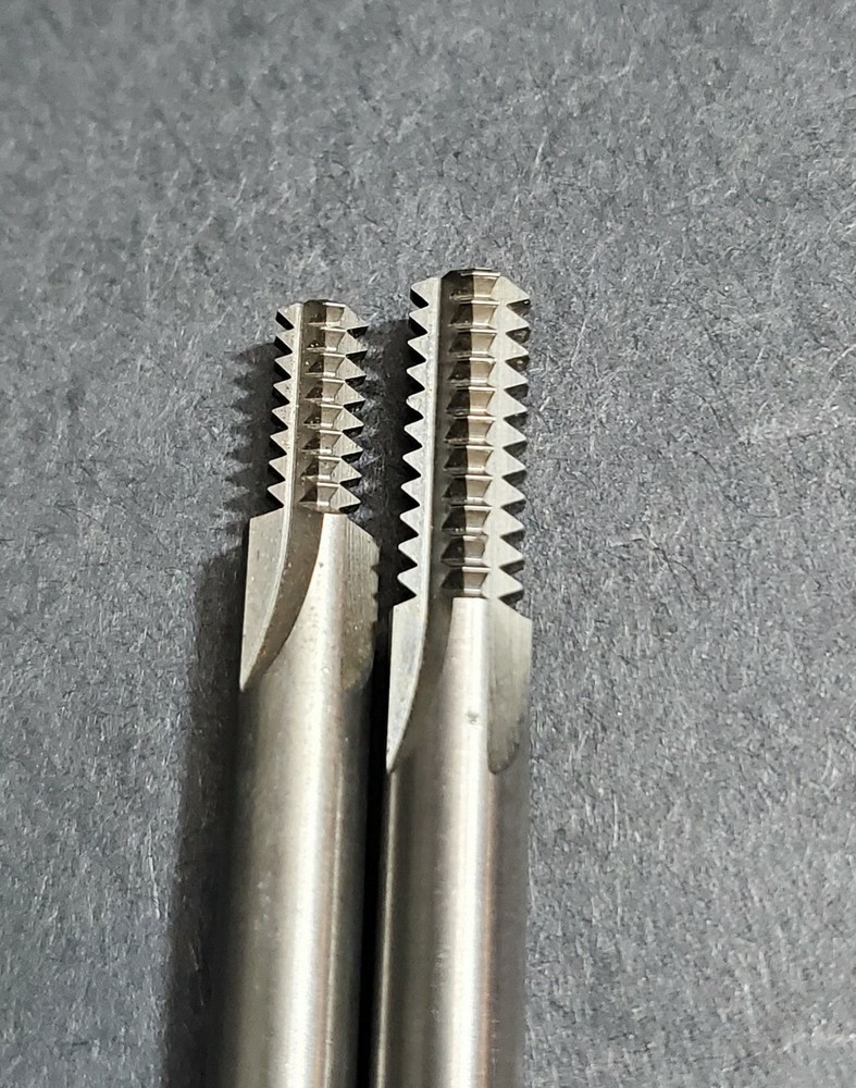 2 NICE! Advent Tool Solid Carbide Thread Mill 18 & 20 TPI Machinist Pitch ¼ Sh.