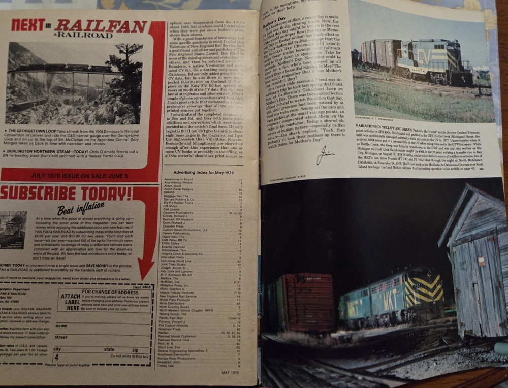 Railfan & Railroad Magazines