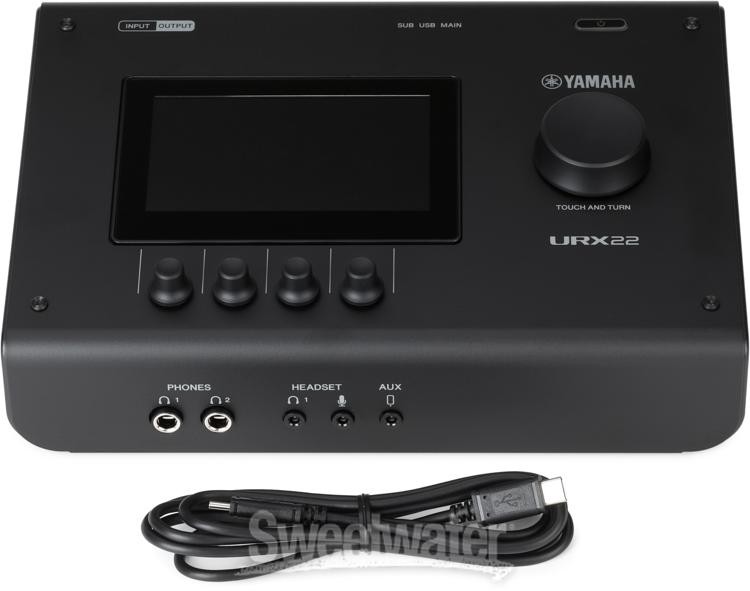 Yamaha URX22 USB-C Audio Interface - Black