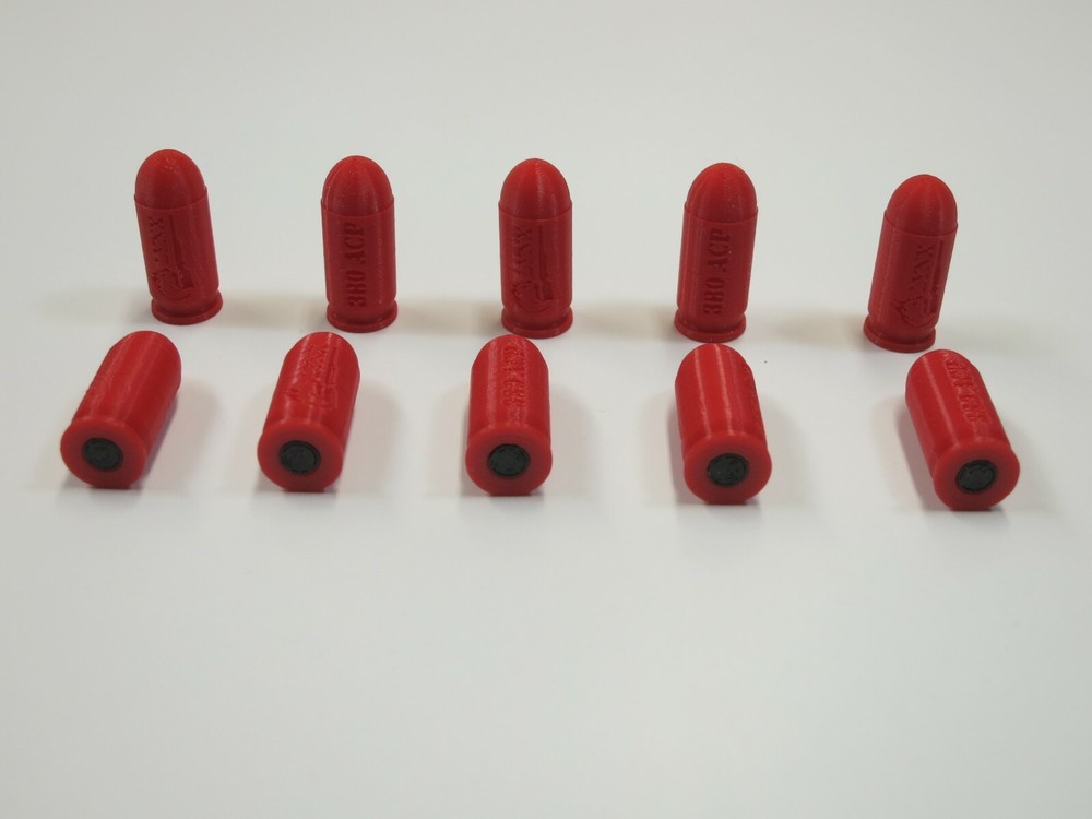 380 ACP Plastic Snap caps - Set of 10