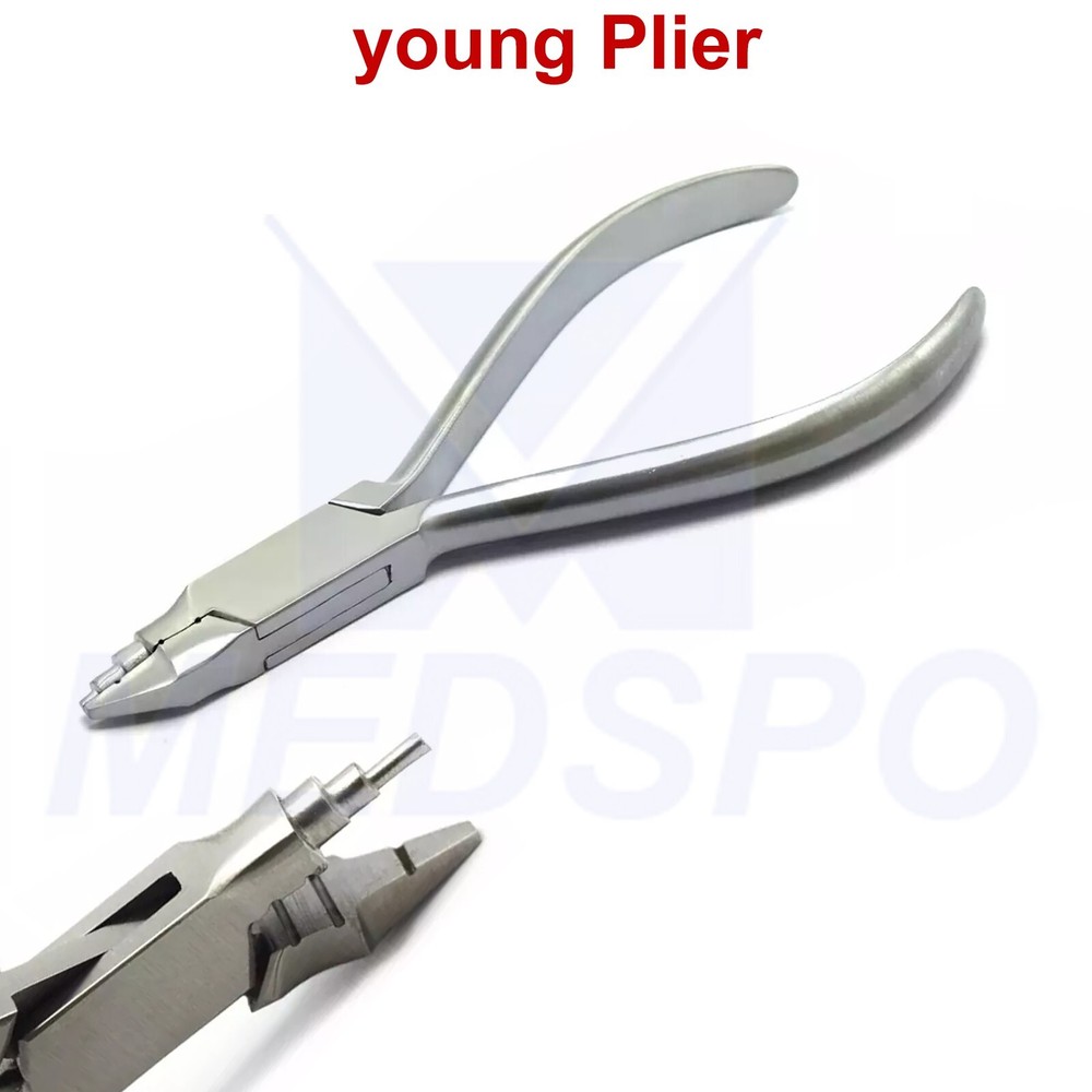 Orthodontic Young Plier Loop Forming Wire Bending Adjusting Dental Lab Tools CE