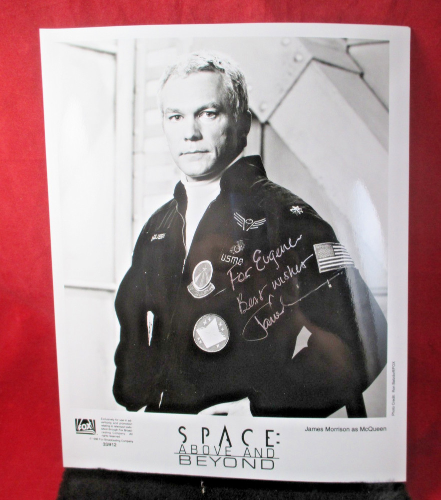 1996  SPACE ABOVE AND BEYOND James Morrison  as McQueen autograph