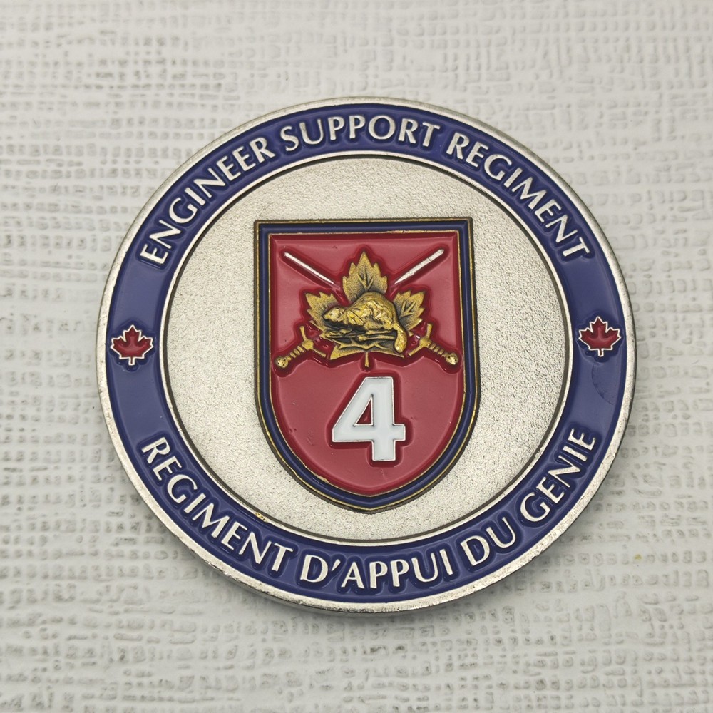 Canada Engineers Genie Engineer Support Regiment Challenge Coin