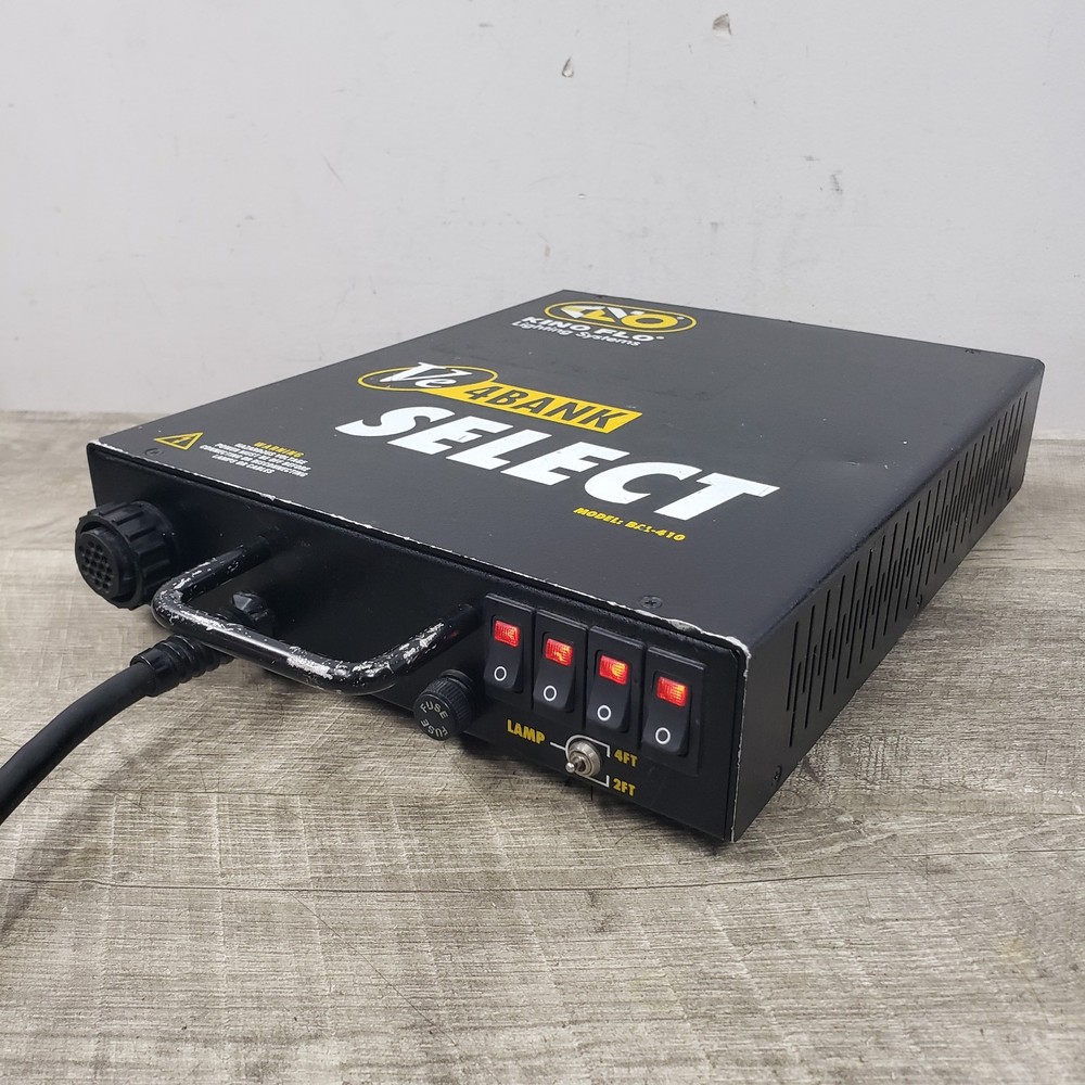 *Powers Up* Kino Flo Lighting Systems VE 4Bank Select Model Bal-410